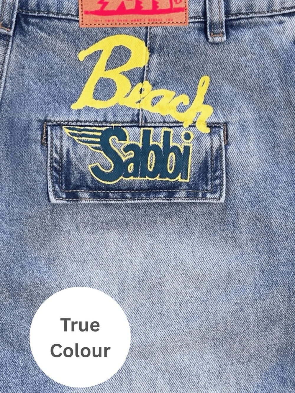 Sabbi The Long Denim Jorts Light Blue